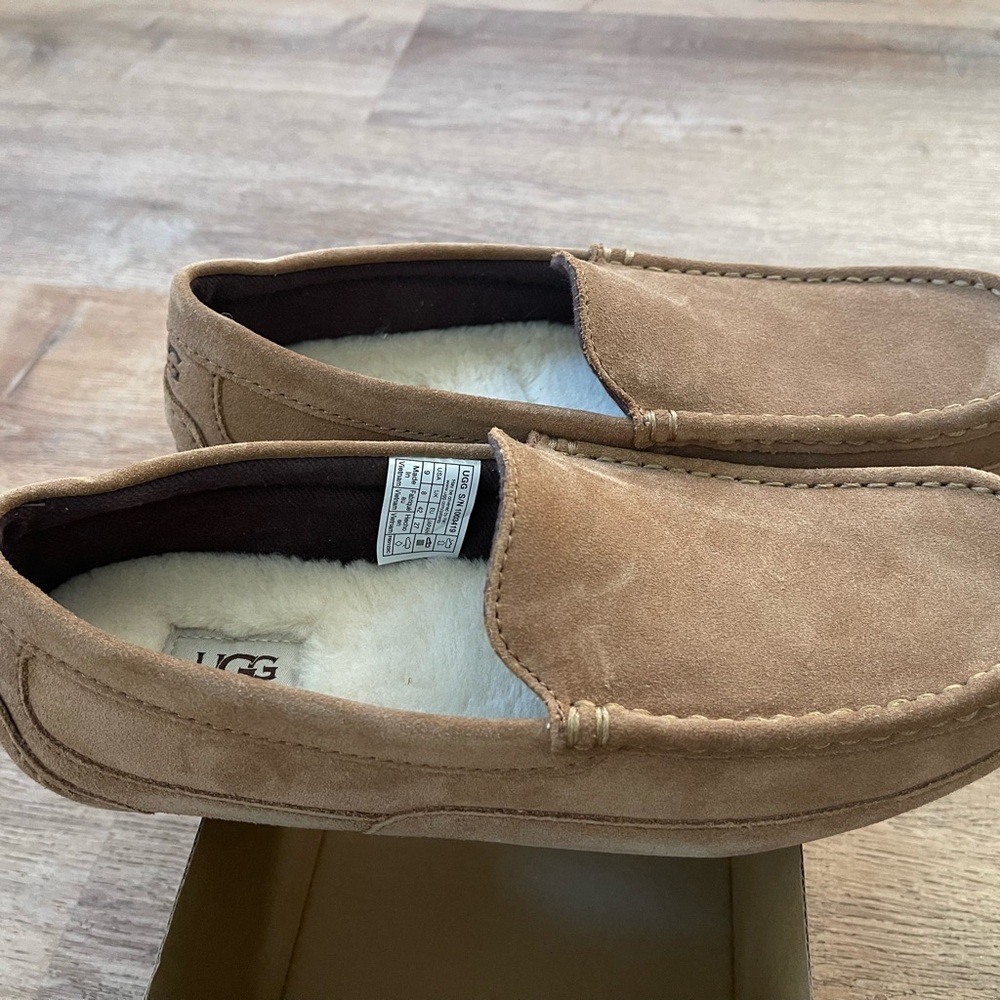 UGG Men's Tan Suede Loafers